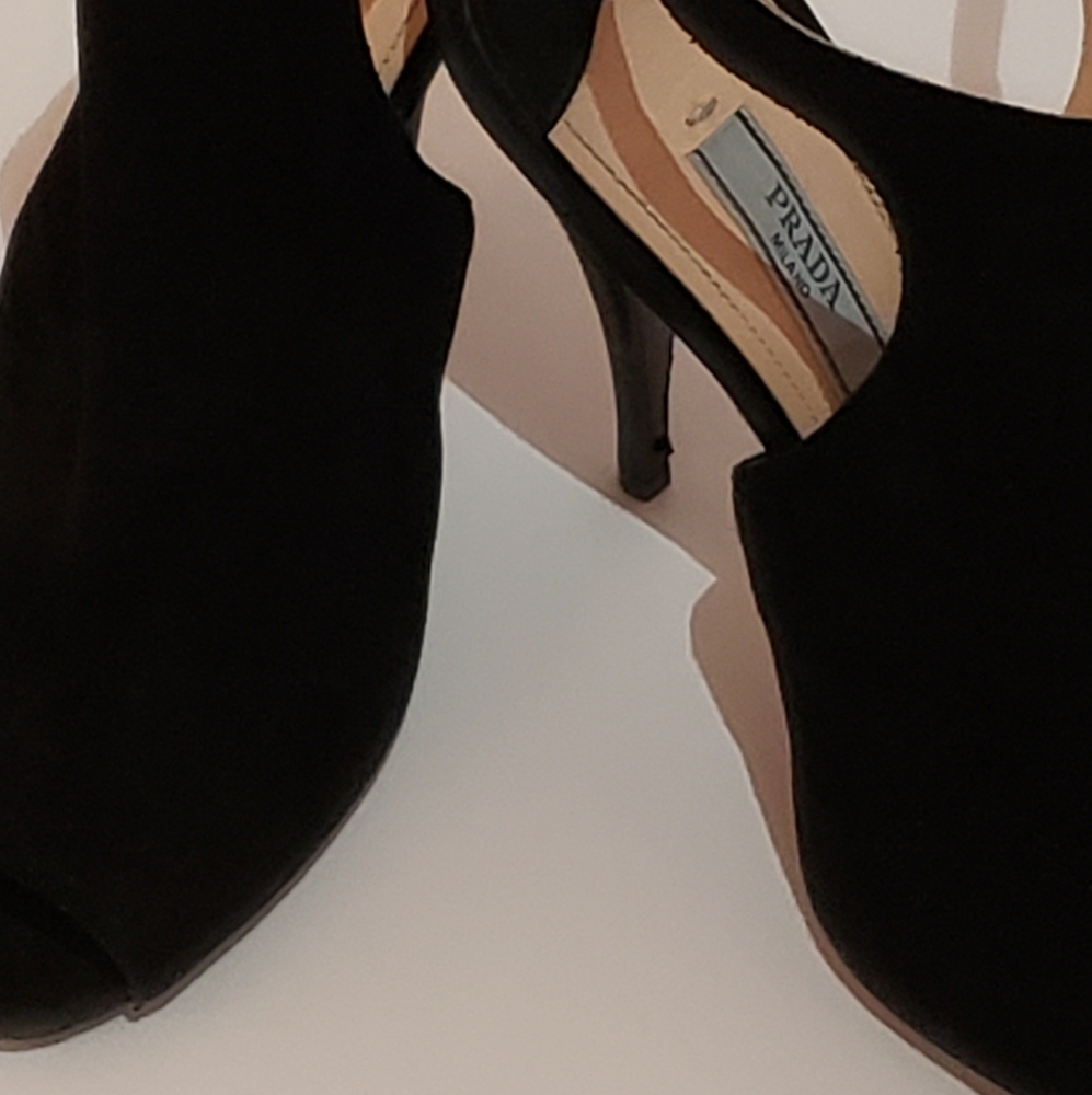 💙Prada suede heels black - Picture 6 of 6